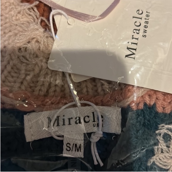 Oversized, Distressed Striped Sweater - Picture 9 of 9